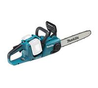 Makita DUC 353 Brushless, batteria agli ioni di litio, motosega, 2 batterie da 18 V = 36 V + 2 batterie BL 1850 5,0 Ah + caricatore doppio DC18RD