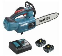 Makita DUC254 Elettrosega 18V 25cm Brushless con batteria e caricabatterie