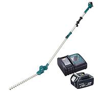 Makita DUN461WRT 18V Li-ion LXT 46cm Pole Tagliasiepi completo di 1 x 5.0 Ah Batteria e Caricatore