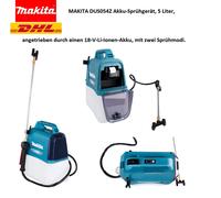 Makita, Nebulizzatore, Spruzzatore 5 litri a batteria 18V (5 l)