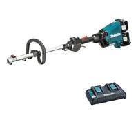 Makita DUX60PG2 Twin 18V (36V) Li-ion LXT Brushless Multi-Function Power Head Fornito con 2 x 6.0 Ah Batterie e Caricatore Doppia Porta