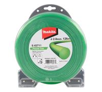 Makita E-02711 Filo Verde Tondo Nylon Decespugliatore Tagliabordi 2,0mmx126m