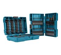 Makita E-03109 Trapano Set di punte per trapano Attacco esagonale Nero Blu 90 pz