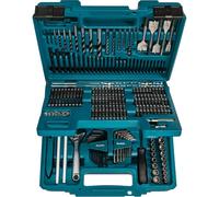 Makita E-11689 set punte trapano 256 pezzi, acciaio HSS