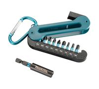 Makita E-12005 Impact Black Bit-Set 10-pezzi incl. Karabinerhaken torx phillips