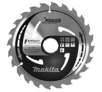 Makita E-12239 Lama Efficut TCT Sega Circolare 185x30mm • 27 Denti 1,5mm • Legno