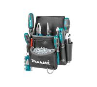 Makita E-15198 Borsa portautensili Pelle Poliestere Nero Grigio Colore foglia di