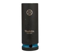 Makita E-16508 Impact Black - Noce da 1/2" SW21 lunga, cromo-molibdeno, lunghezza 81,5 mm, 1 pezzo