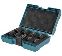Makita E-16564 - Set di bussole, 9 pezzi, 1/2", Impact Black