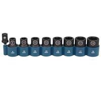 Makita E-16645 - Set di bussole, 9 pezzi, 1/2", Impact Black