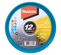 Makita E-17120-12 - Disco da taglio dritto, 125 mm, 12 pezzi.