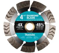Makita E-23313 Lama diamantata da 4-1/2", turbo segmentato, uso generale