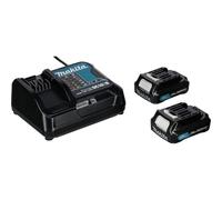 Makita Energy Set 197658-5 2x BL1021B + DC10SB Mod. 197658-5 EAN 0088381463645
