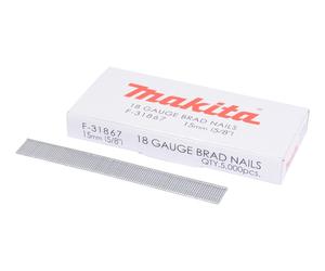Makita F-31867 Groppini Spilli 18 Ga 15mm 5.000 Pezzi