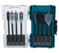 Makita Flachfräsbohrer-set E08698 IN Box IN Plastica per Il Profihandwerker