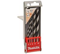 MAKITA FRANCE PLO01631 - Set di 5 punte cilindriche in legno MAKITA-D-57211