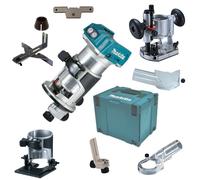 Makita Fresatrice Multifunzionale A Batteria 18 V DRT50ZJX2 Solo + Makpac