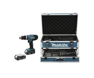 Makita HP457DWEX4 Cordless Drill Driver Biancoh case accessory kit HP457DWEX4