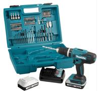 Makita HP488DAEX1 Trapano avvitatore a percussione 18V Li-Ion 2Ah kit 2 batterie