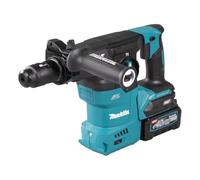 Makita HR009GM202 - Martello combinato a batteria, 40 V, max. con mandrino a sgancio rapido, 4,0 Ah, 2 batterie + caricatore in valigetta per il trasporto