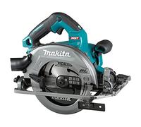Makita HS004GD203 - Sega circolare 40 V Max XGT Brushless 190 mm, completa di 2 batterie da 2,5 Ah, caricabatterie rapido e set di adattatori intercambiabili forniti in custodia Makpac