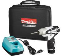 Makita Impact Driver TD090DWSPW 10,8V con batteria BL1013, caricabatterie...