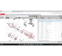 Makita Japan NUOVO originale serie TD001GZ ricambi di riparazione custodia ma...