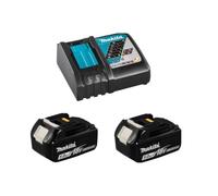 Makita Kit 2 Batterie 5Ah BL1850 Caricatore DC18RC