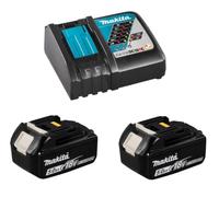 Makita 197528-2Z Kit Energy 2pz BL1850 18V 5,0Ah + Caricabatterie singolo rapido
