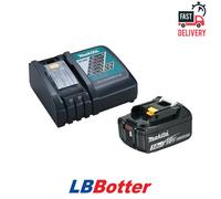 MAKITA KIT Batteria BL1830B 3Ah 18V Carica rapido DC18RC Originale 191A24-4
