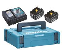 Energy Pack 2 Batterie 18V 5.0Ah MAKITA Caricabatterie Rapido Valigetta 197624-2