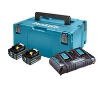 MAKITA Kit energy 197629-2: Caricabatterie doppio DC18RD ,2 batt 5ah e makpack
