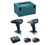 MAKITA Kit MK216RTJ (DHP482 + DTW190 + 2 x 5,0 Ah + DC18RC + MAKPAC 3)