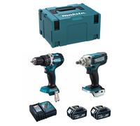 MAKITA Kit MK220RTJ (DHP484 + DTW190 + 2 x 5,0 Ah + DC18RC + MAKPAC 3)