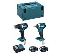 MAKITA Kit MK223RTJ (DHP484 + DTD154 + 2 x 5,0 Ah + DC18RC + MAKPAC 3)