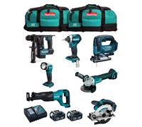 MAKITA Kit MK703 (DHR171 + DGA504 + DTD154 + DJR186 + DJV182 + DSS610 + DML802 +