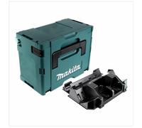 Makita Kit Valigetta Makpac Tipo 3 + Preformato per 4 batterie e caricabatterie
