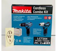 Makita LCT204 Combo Set DF330D TD090D 10.8V 1.3Ah x 2ea Charger Hard Case DC10WA