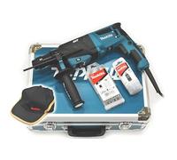 Makita - Martello perforatore HR2631FT13 per SDS-Plus, 26 mm, in valigetta di alluminio, HR2631FT13 800 wattsW, 230 voltsV