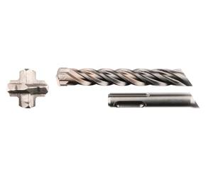 Makita NEMESIS II SDS+ - Punta per trapano a martello, 18 mm x 250 mm, colore: Grigio