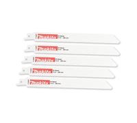 Makita P-04927 Lame Alternativa Bimetal 200 x 0.9mm 5 Pezzi Per Metallo
