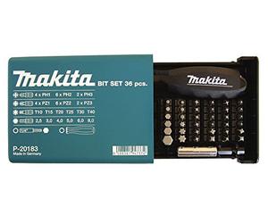 Makita P-20183 - Set inserti, incluso portainserti, 36 pezzi