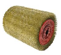 SPAZZOLA FILO ACCIAIO RIVESTITO OTTONE MAKITA 9741 SATINATRICE MAKITA P-65648