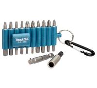 Set di punte Makita P-81175, 22 pezzi. con moschettone