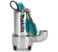 Pompa per acque sporche Makita con galleggiante, 1100W, 250 l/min, acciaio inox,