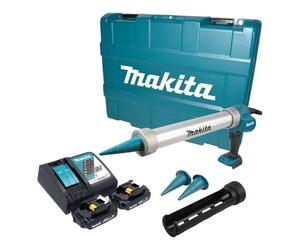 Makita, Pistola per colla a batteria 18 V/1,5 Ah, 600 ml, DCG180RYEX