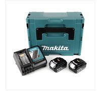 Makita Power Source Kit 18V: 2x Batterie 3,0Ah + Caricabatterie DC18RC + Makpac