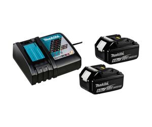 Makita Power Source kit 199480-6 2x BL1860B + DC18RC Mod. 199480-6