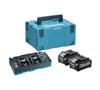 Makita PowerPack 110V 2 X 40VMAX Batterie 2.0Ah Li-Ion E Custodia MAK191U058