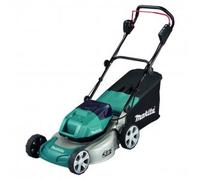 Makita DLM463Z tagliaerba Tagliaerba a spinta Batteria Nero, Blu, Argento